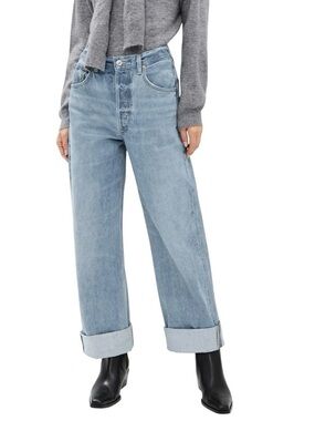 Citizens of Humanity Ayla Baggy Jeans 29 Light Wash High Rise Wide Leg Denim
